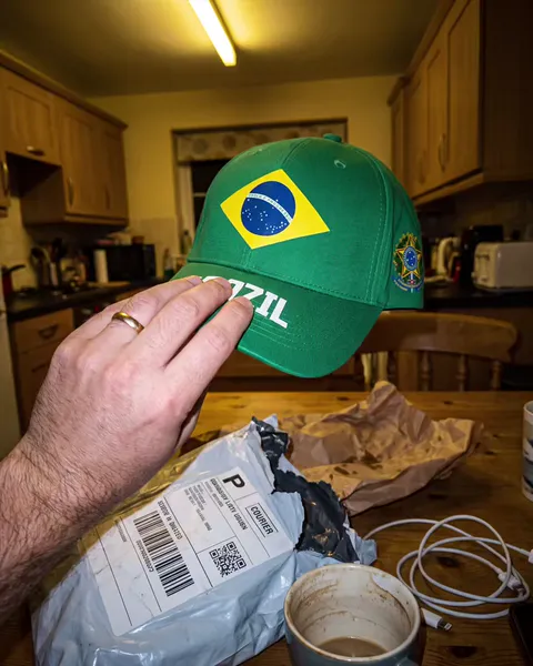 Ronaldo com o boné